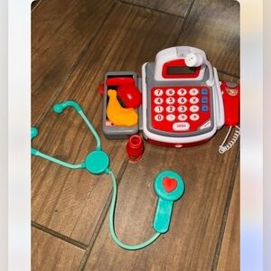 Pretend play register & stethoscope